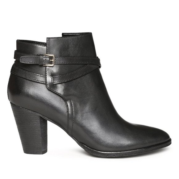 VGUC Cole Haan Black Hayes Belt Booties in Black - Picture 4 of 14